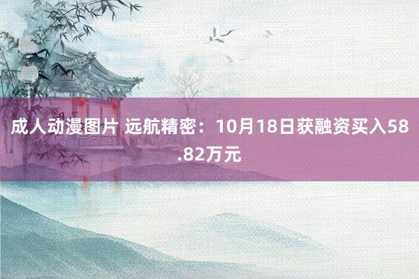 成人动漫图片 远航精密：10月18日获融资买入58.82万元