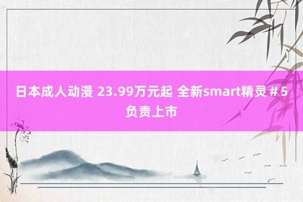 日本成人动漫 23.99万元起 全新smart精灵＃5负责上市