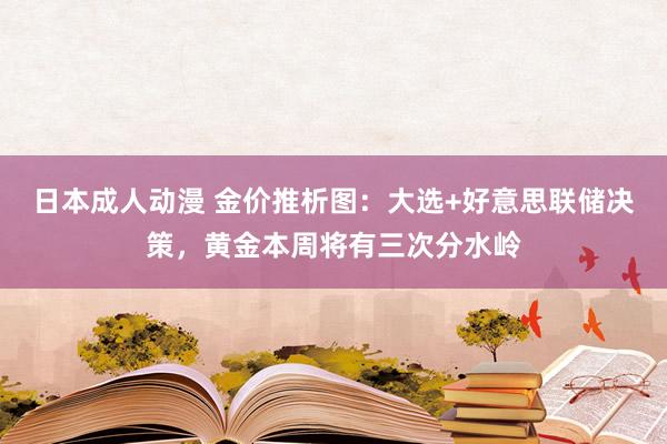 日本成人动漫 金价推析图：大选+好意思联储决策，黄金本周将有三次分水岭