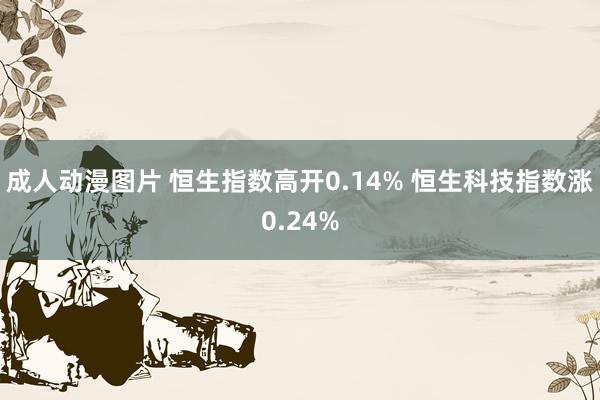 成人动漫图片 恒生指数高开0.14% 恒生科技指数涨0.24%