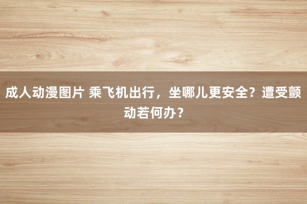 成人动漫图片 乘飞机出行，坐哪儿更安全？遭受颤动若何办？