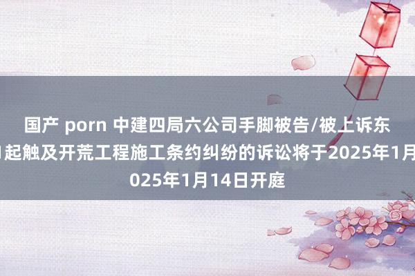 国产 porn 中建四局六公司手脚被告/被上诉东说念主的1起触及开荒工程施工条约纠纷的诉讼将于2025年1月14日开庭